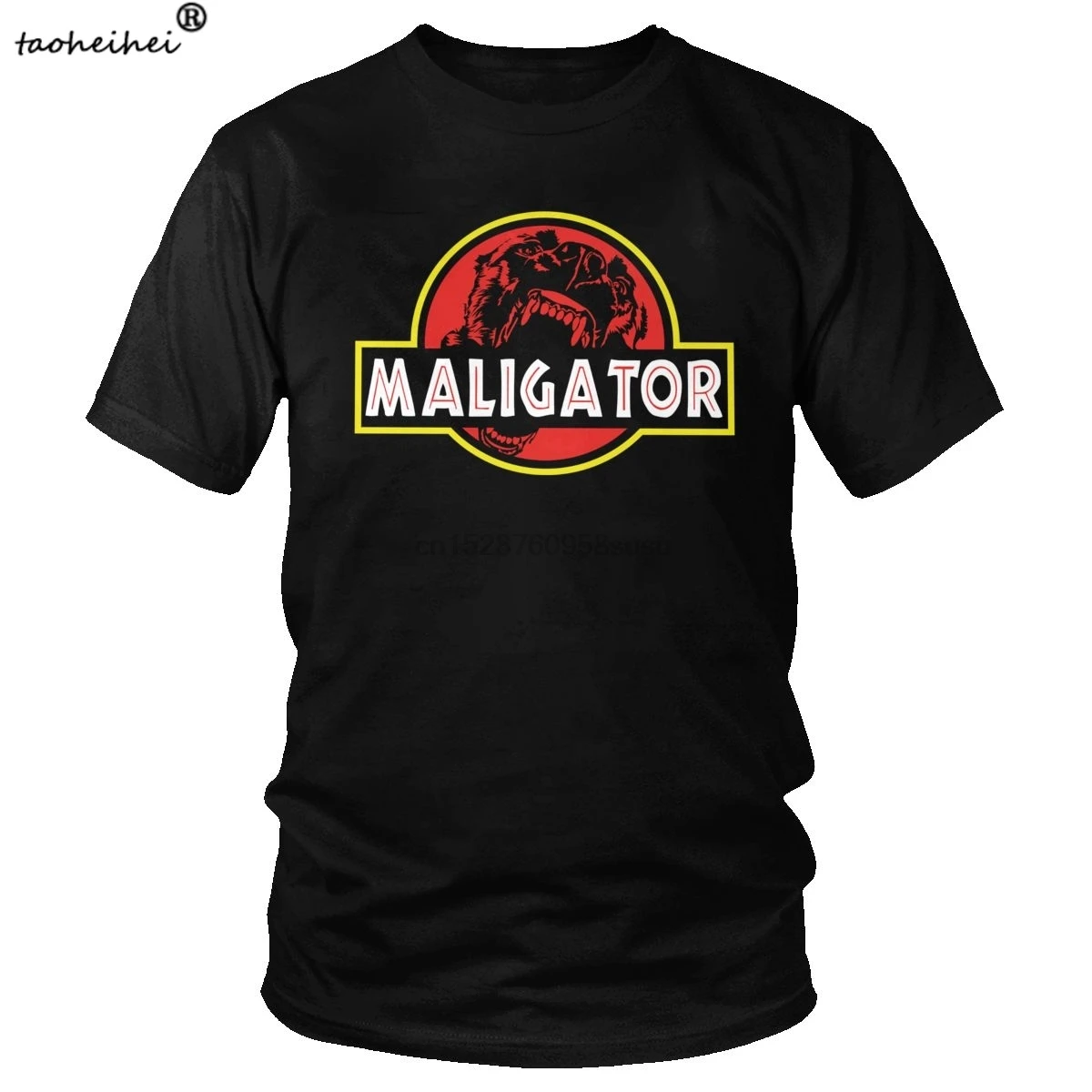 Футболка Maligator мужская из чистого хлопка футболка с коротким рукавом и круглым