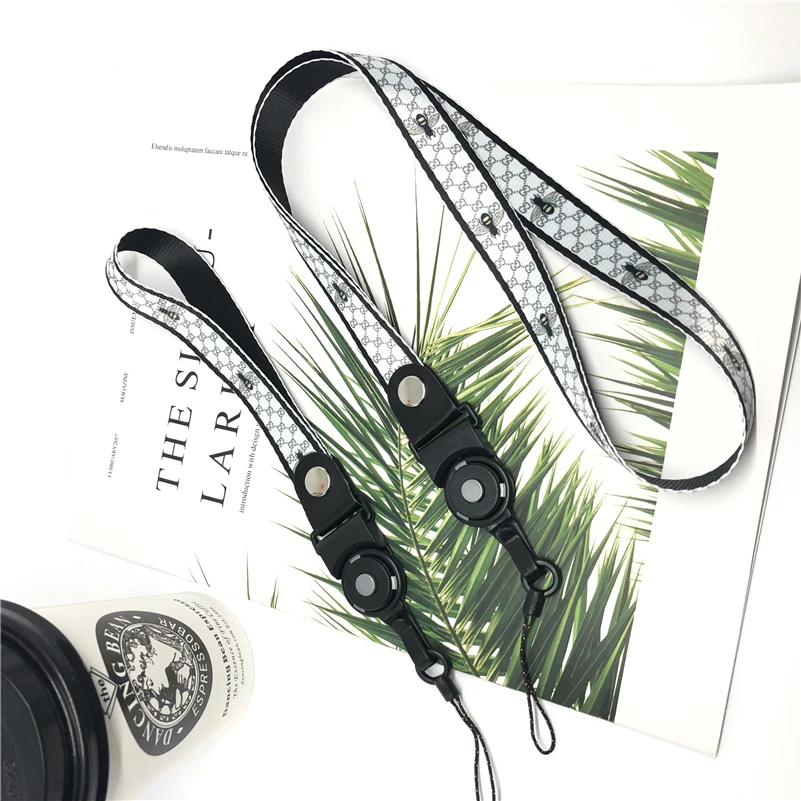 Mobile Phone Strap Fashion Neck Lanyard Anti-lost Broadband Wrist Lanyard Rope For Keys ID Card Holder Phone Camera Keys