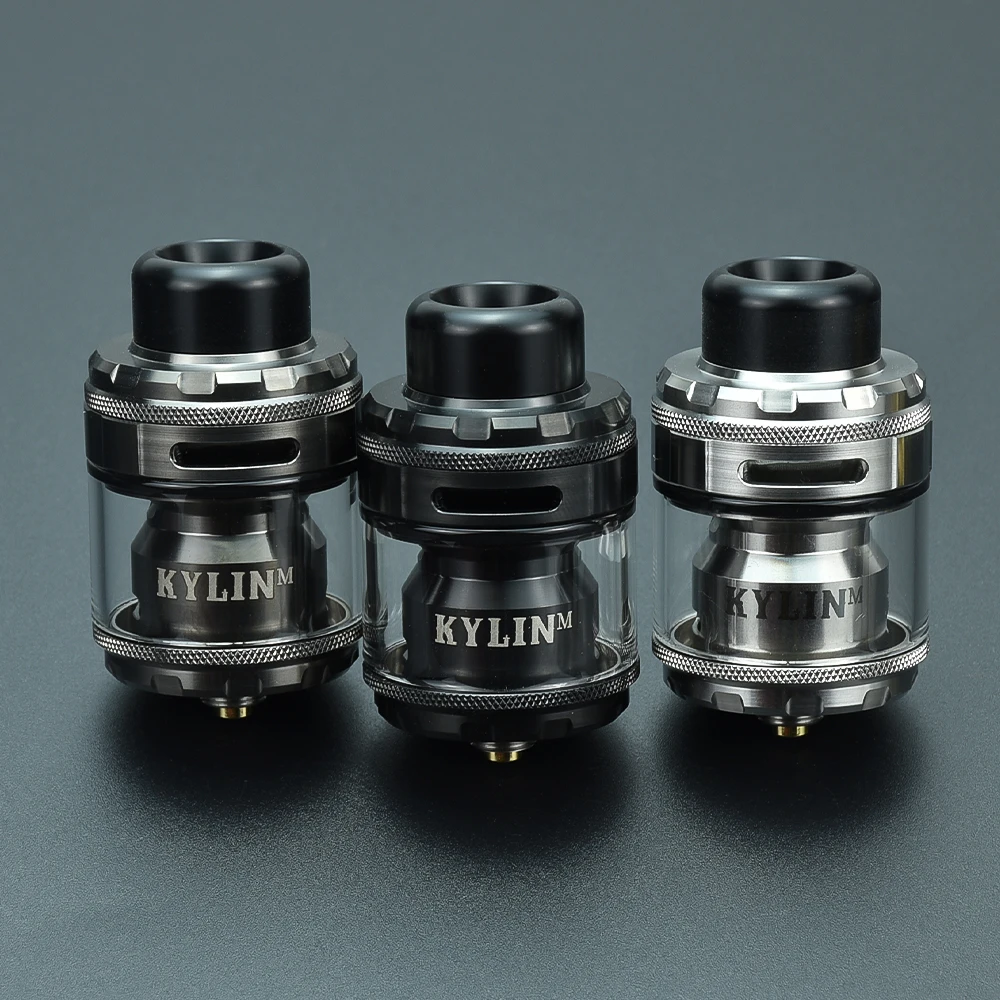 

Kylin M Pro RTA Tank 24.2mm E-Cigarette Atomizer DIY Rebuildable 6ml/8ml Top airflow Vaporizer rta vs Kylin M RTA