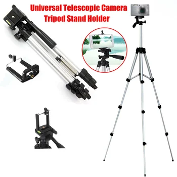 

25-62cm Extendable Mobile Smart Phone Digital Camera Tripod Stand Mount Holder Clip Set Adjustable Tripod for Camera Outdoor