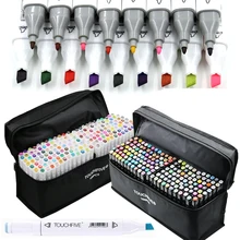 Манга анимационный Художественный набор маркеров Рисование эскизные ручки художественные маркеры для рисования на спиртовой основе художественные принадлежности для письма с подарками