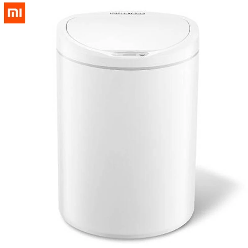 NINESTARS Xiao mi jia Smart Trash Can датчик движения автоматическое уплотнение светодиодный индукционный чехол для мусора 10L mi Home Ashcan Bins