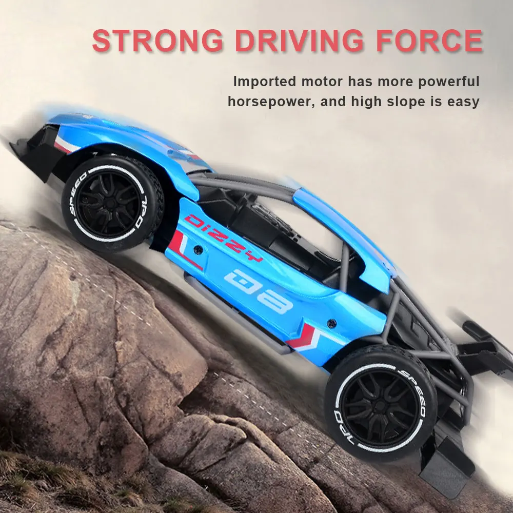 Новинка, 1:16, сплав, высокая скорость, дрифт, Радиоуправляемый автомобиль, 2,4 г, сильная сила Dring Force, дистанционное управление, спортивные гоночные автомобили, подарки для мальчиков, детей
