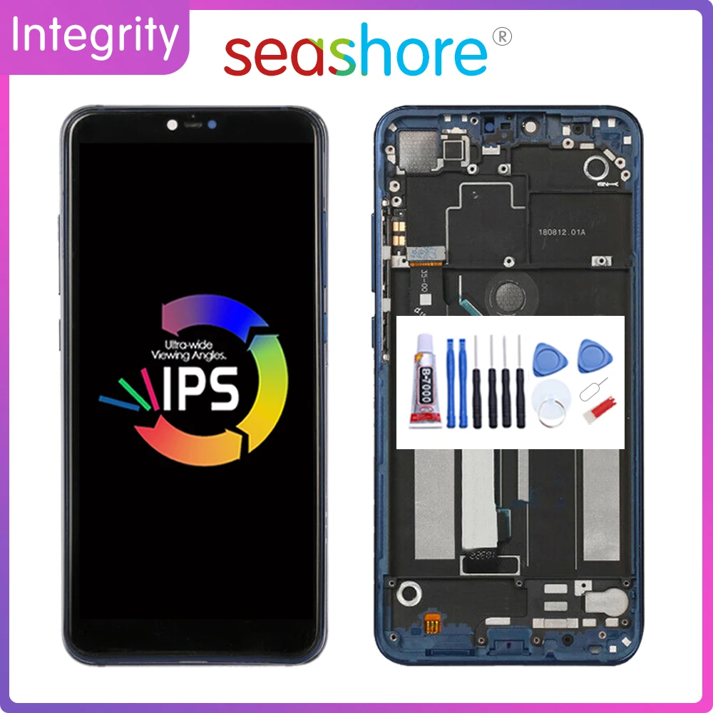 

Original For XIAOMI MI 8 Lite LCD Display Touch Screen Digitizer Assembly For Xiaomi Mi 8X Display with Frame Replacement Mi8x