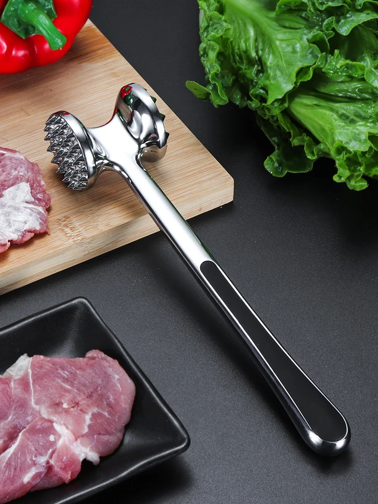 Двусторонний молоток для мяса домашний молоток для мяса кухонный молоток для стука мяса молоточек для мяса молоток из лопуха сплав сломанные ребра нежное мясо