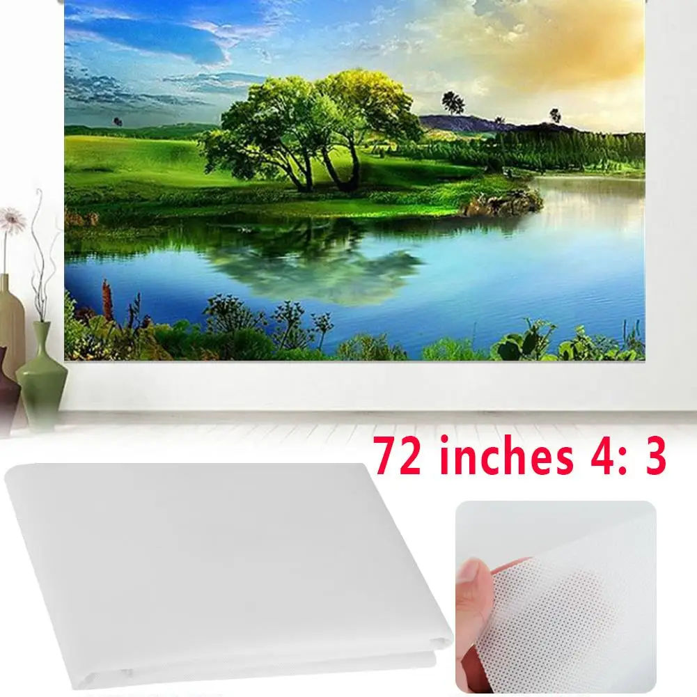 Проектор Экран компактный проекции 4:3 Кино проецирования шторы Складная |