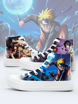

NARUTO cosplay cos shoes fashion Anime cartoon students high help canvas shoes casual comfortable women college