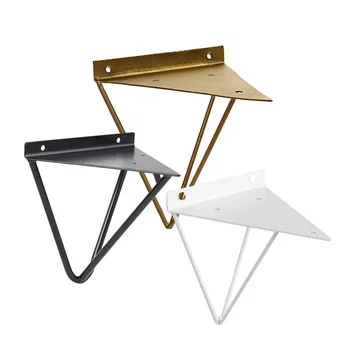 

2mm Shelf Bracket Industrial Modern Style Support for Plank Wall Mounted Bench Table Commodity Shelf Bracket Home Furniture