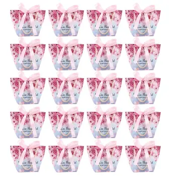 

20 Pcs Small Stylish Decorative Gift Packaging Souvenir Bags for Birthday Holiday Christmas