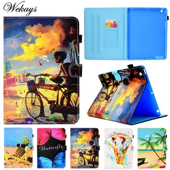 

Wekays For Coque Apple Ipad 4 3 2 Cartoon Pineapple Leather Fundas Case For IPad2 IPad3 IPad4 Tablet Cover Cases For IPad 2 3 4