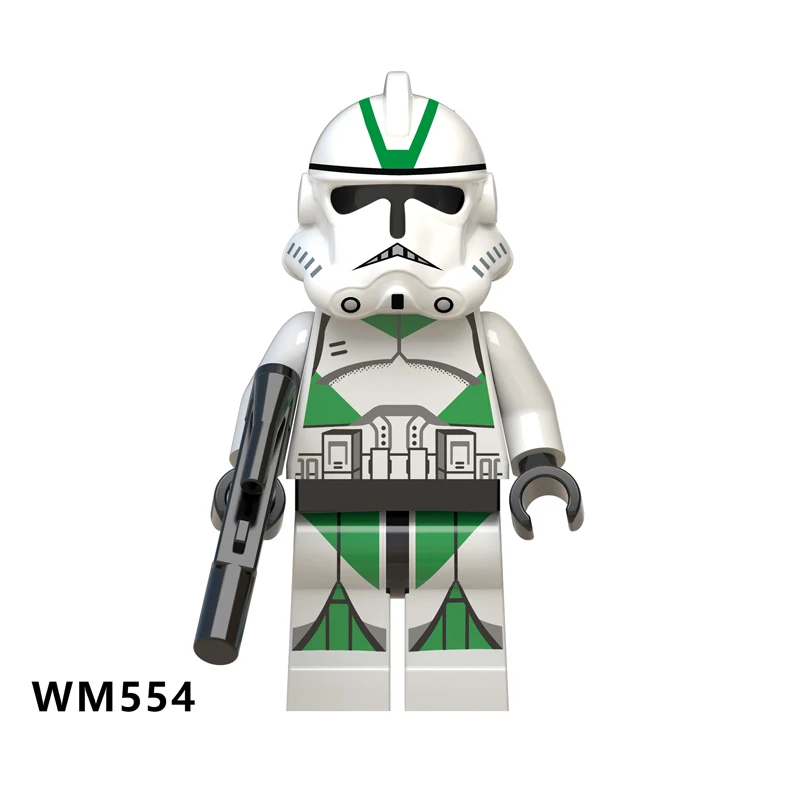 The Clone Wars Stormtrooper Luke Skywalker 8PCS Bausteine Star Wars 