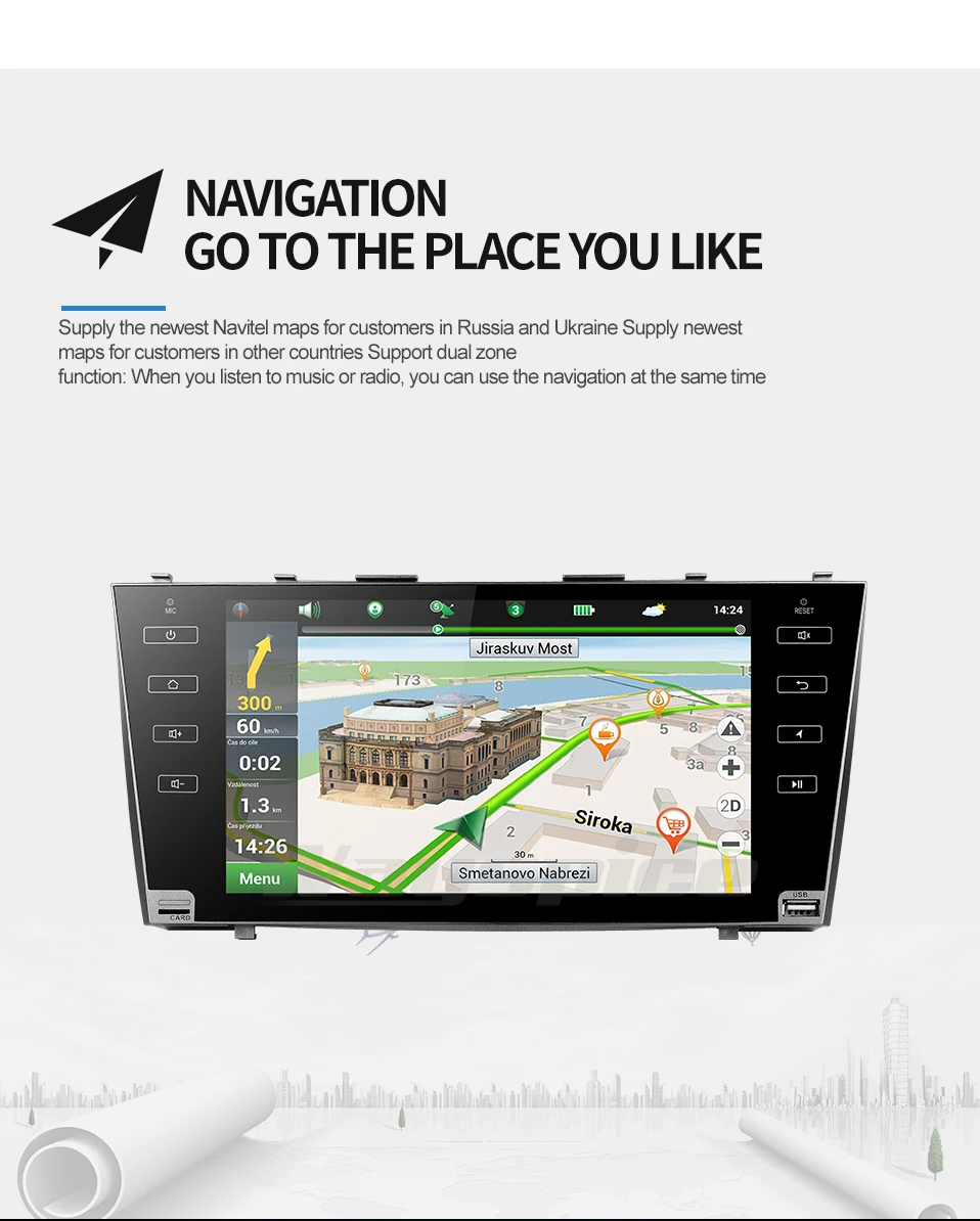 CLKMR Android 9,0 PX30 автомобильный gps-навигатор для Toyota camry 2008 2009 2010 2011 dvd-плеер автомобиля стерео радио gps