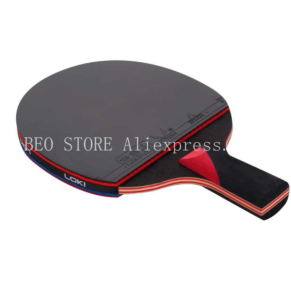 LOKI 8 Sterne Hohe Klebrige Tischtennis Schläger Professionelle PingPong Bat Wettbewerb Ping Pong Paddle für Ball Control und Schleife – Detail 11