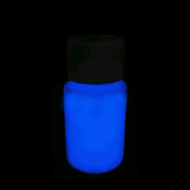 Blue Ручная работа светится в темноте, светящаяся краска, 3*3*5 см, граффити, вечерние аксессуары для шитья, сделай сам, принадлежности для рукоделия, Декор, яркие каракули - Цвет: Blue