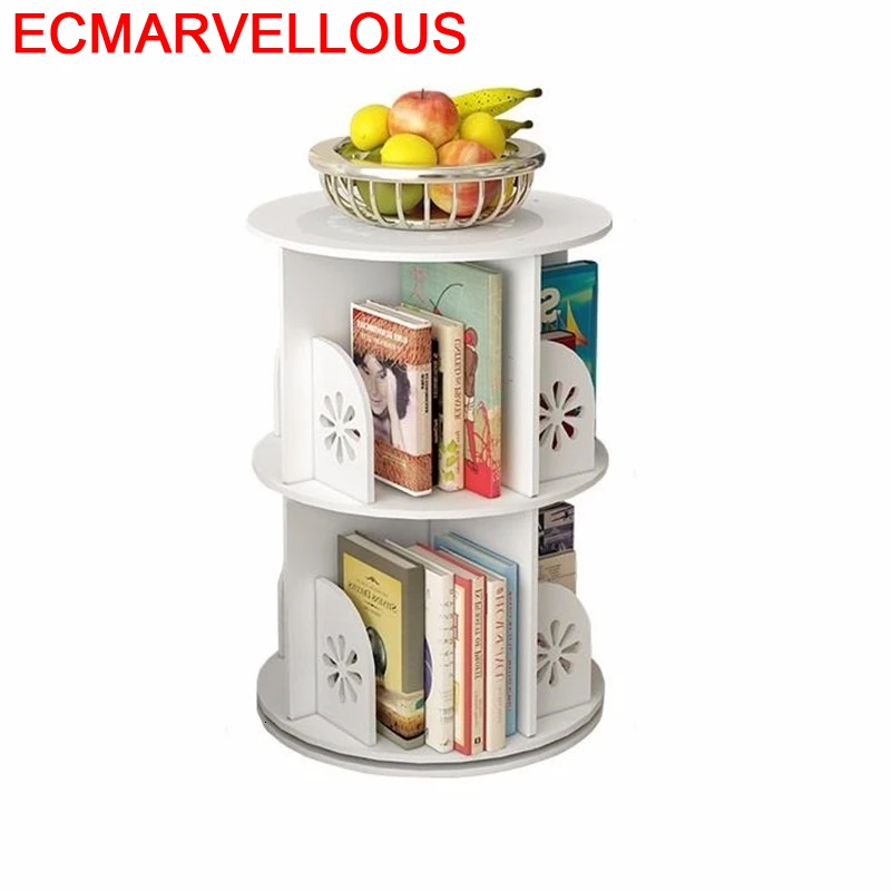 Meuble Industriel Estanteria для Дома книжная полка деревянный вращающийся чехол книг Librero