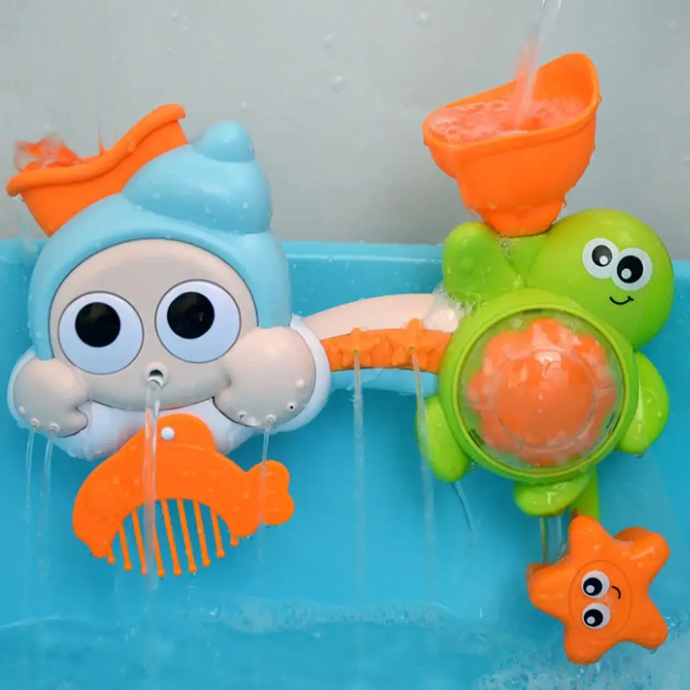 Ручной коленчатый спрей для воды Игрушки для ванны Детские игрушки для ванной спрей для воды для ванной комнаты игрушки для детской ванны