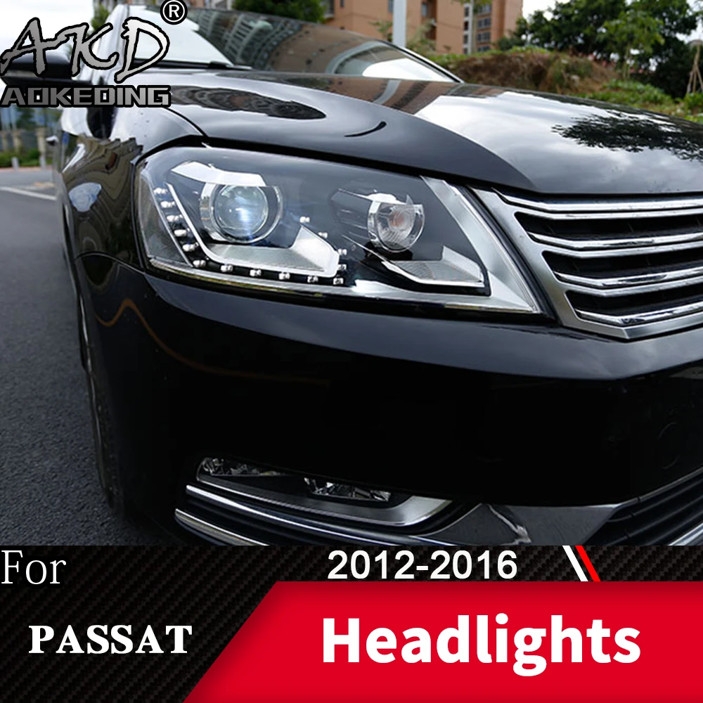 Фара для автомобиля VW Passat B7 2012- Европейский головной светильник s противотуманный светильник s дневной ходовой светильник DRL H7 светодиодный Биксеноновая лампа автомобильные аксессуары