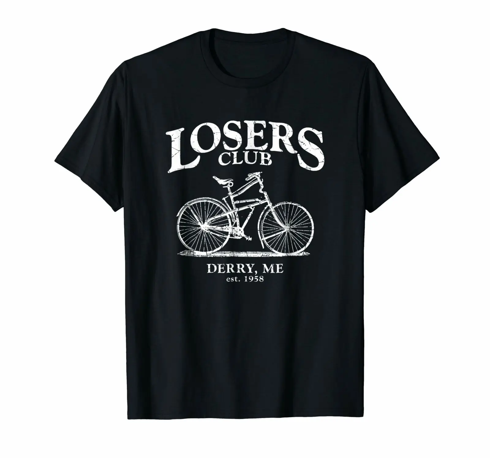 Мужская футболка с принтом «Loafers Club Derry Maine»
