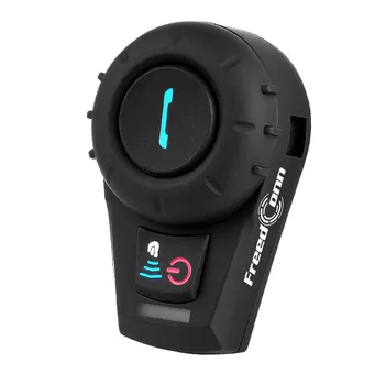 

2020 hot selling FreedConn FDCVB Bluetooth Motorcycle Helmet Intercom Moto Interphone Headset 2 riders microphone with FM radio