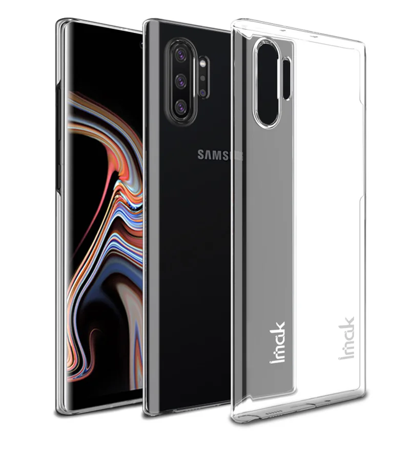10 шт./партия чехол IMAK Crystal для телефона samsung Galaxy Note 10+ чехол, прозрачный жесткий чехол для задней панели Note10 Coque