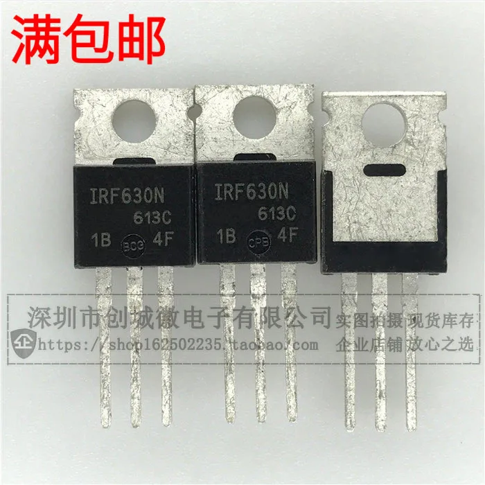 10 шт./лот F630N IRF630NPBF TO-220 N MOS 9.3A/200V | Электронные компоненты и принадлежности