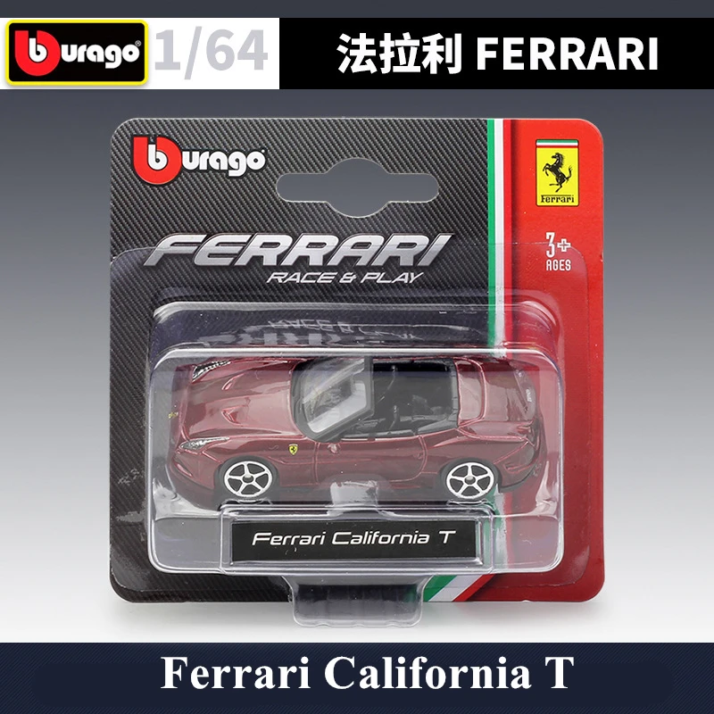 Bburago 1: 64 Ferrari California T модели из сплава Модель автомобиля коллекция игрушек подарок|