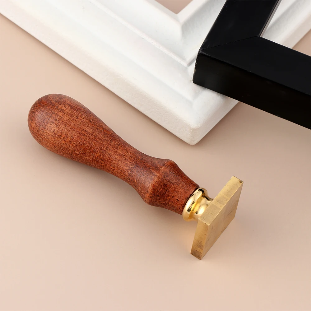 Wooden Wax Copper Head Metal Sealing Stamp Retro Rosewood Handle Wax Seal Wedding Invitation Christmas Card Scrapbooking Wax Seal Stamp Wooden Stamps Decorative Stamps