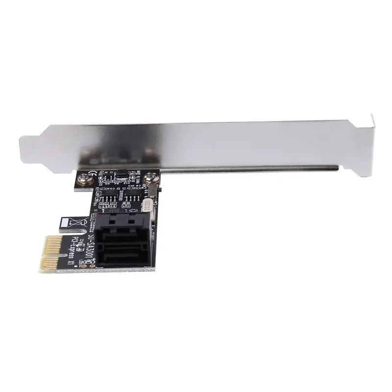 Прямая поставка PCI Express 2 порта SATA 3,0 карта 6 Гбит/с PCI-E PCIE SSD адаптер низкий кронштейн компьютерные компоненты IPFS HDD Шахтерская плата