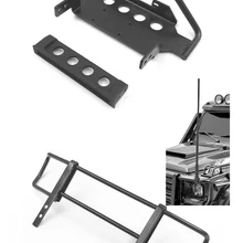 Металлический передний нижний бампер+ передний верхний бампер+ антенна для TRX4 TRX6 6X6 G63 G500 rc запчасти
