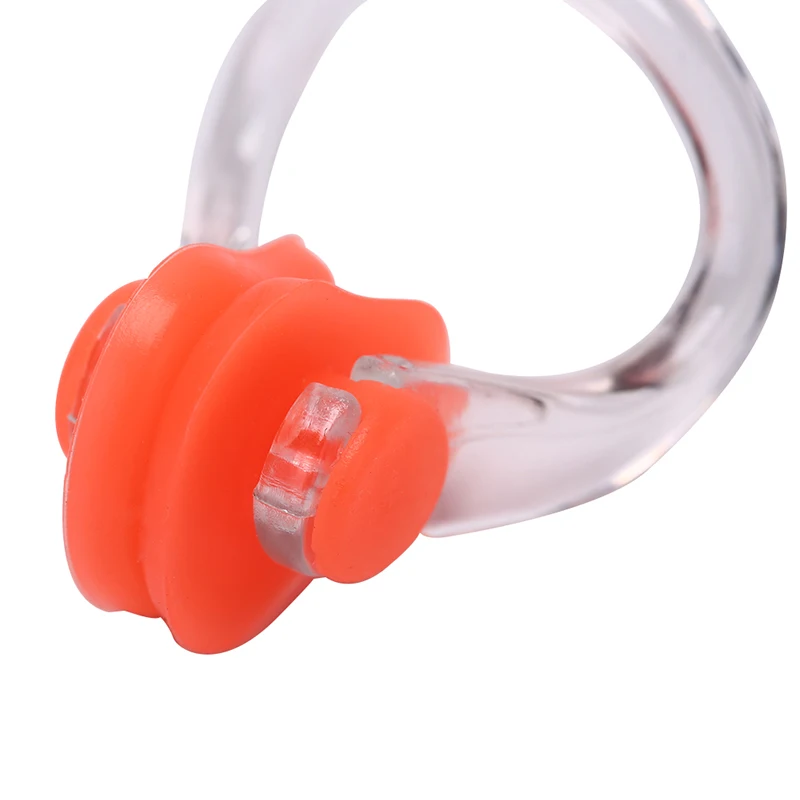 Swimming Nose Clip Swimming Nose Clip W/ Box Environmental Soft Silicone Nose Clip For Kids Adults Beginner Swimming Diving swimming nose clip