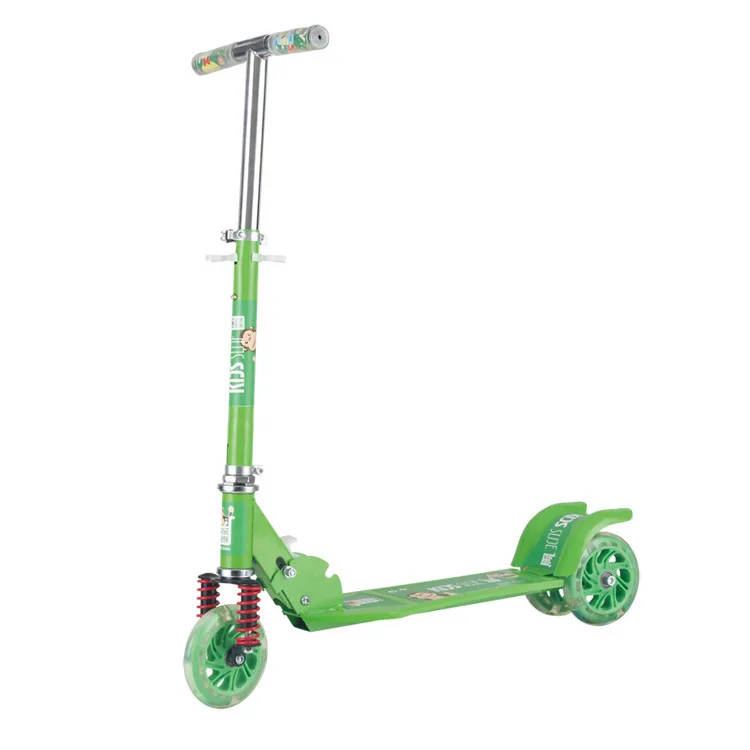 

Genuine Product Three-Wheel Foldable Shock Absorption Flash Scooter 2015 New Style CHILDREN'S Toy