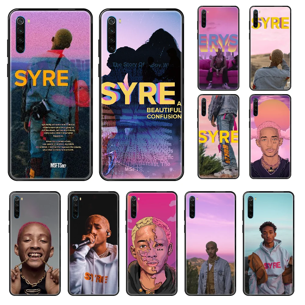 Чехол для телефона Jaden Smith Xiaomi Redmi Note S2 4 5 6 7 8 A S X Plus Pro черный водонепроницаемый