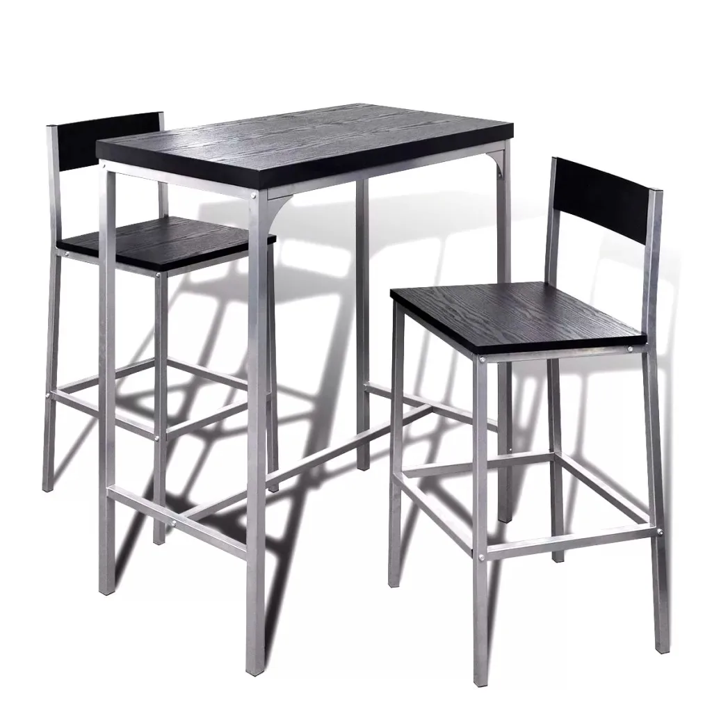 VidaXL High Counter Breakfast Bar Set 241495 VidaXL High Counter Breakfast Bar Set 241495
