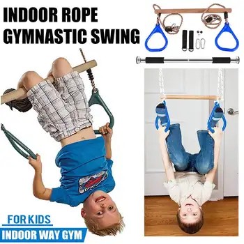 

Adults Children Rings Swing Playground Flying Gym Rings Swing Flying Pull Up Ring Sports Exercise Indoor Gym Horizontal Bar