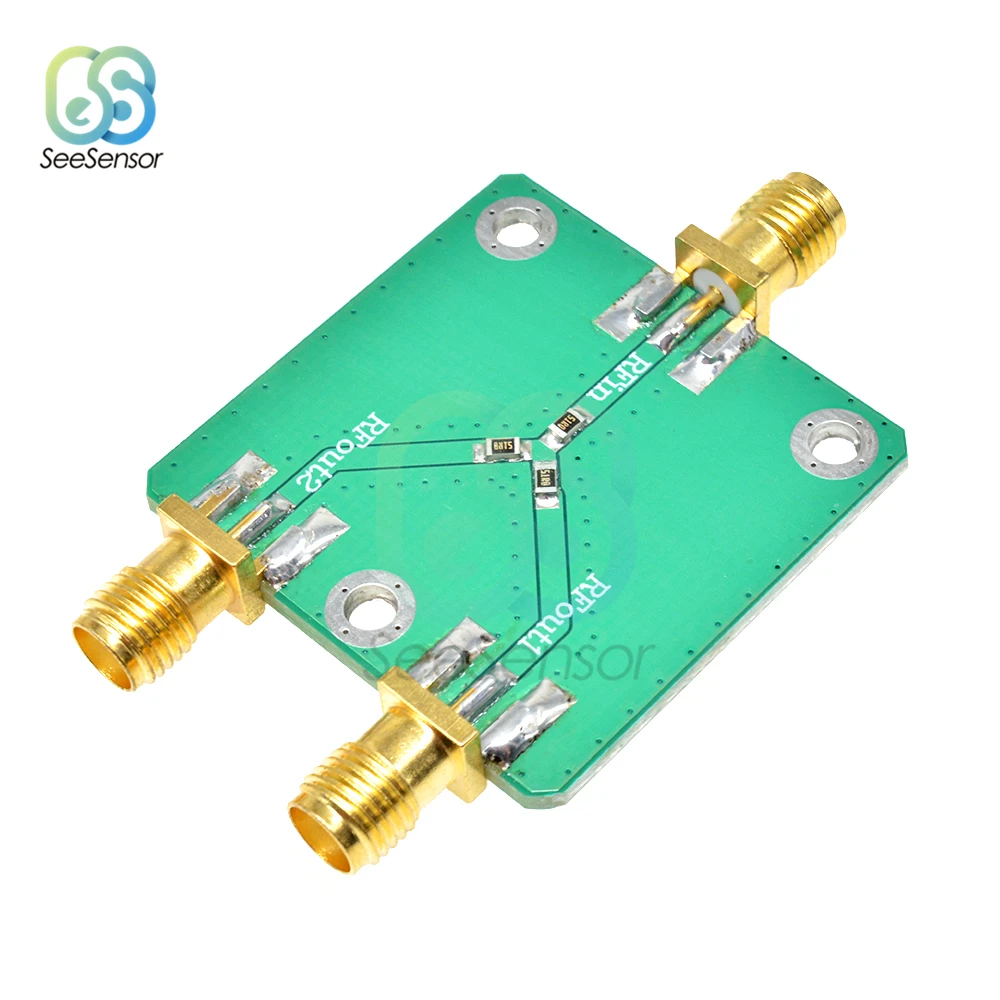 

RF Microwave Resistance Power Divider Splitter 1 to 2 Combiner SMA DC-5GHz Radio Frequency Divider Power Splitter