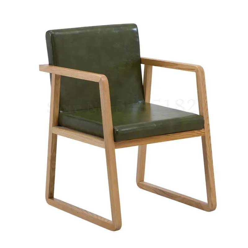 Скандинавское обеденное кресло из цельного дерева, кофейное кресло для ресторана, кресло для отдыха, кресло для Конференции, для учебы, современное тканевое кресло - Цвет: Boom  Clap  13
