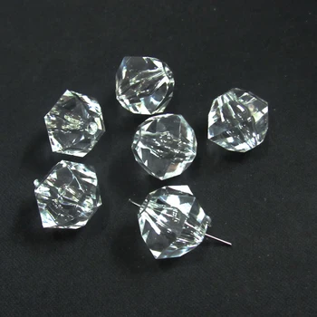 

Newest 21mm*20mm 105pcs/lot Clear Acrylic /Irregular /Lantern Shape /Jewelry Accessories/ Finding Beads (Hole Size 4mm)
