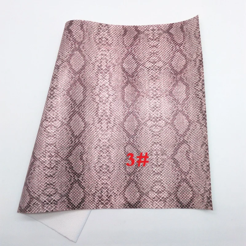 Glitterwishcome 21X29 см A4 Размер змеиный принт сетка блестящая ткань, блестки листы для бантов, GM658A - Цвет: 3