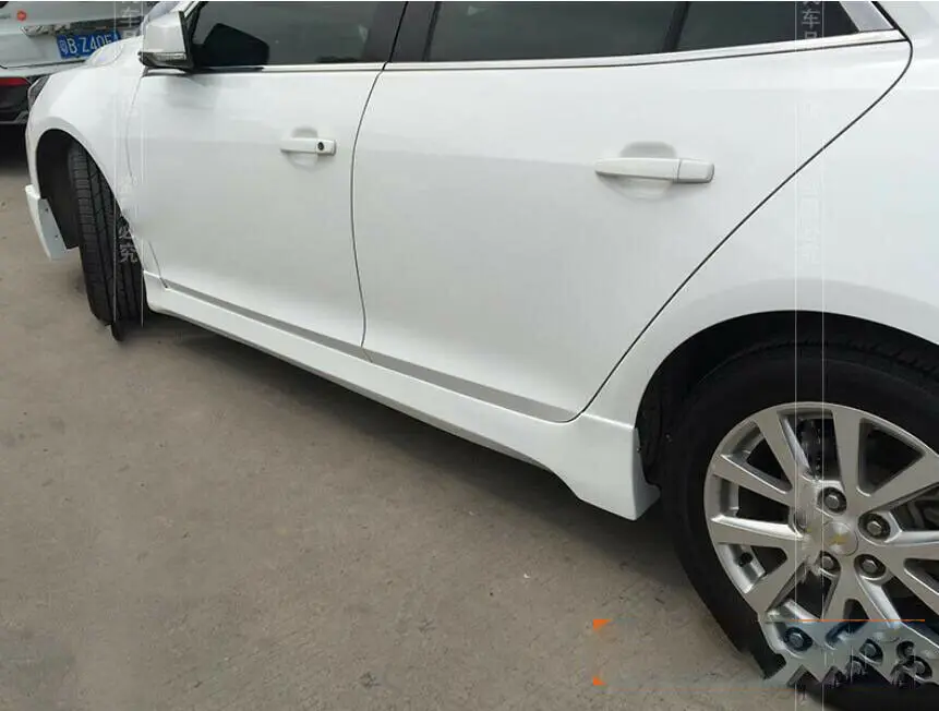 Модификация автомобиля аксессуары для автомобиля разрисованные боковые юбки под бортом расширение праймер для Chevrolet Malibu 2012