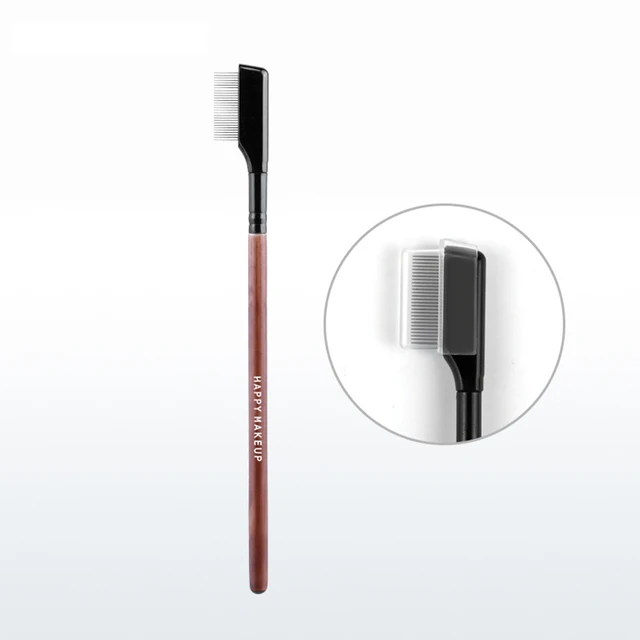 Eyelash Curler Beauty Makeup Lash Separator Foldable Metal Eyelash Brush Comb Mascara Curl Beauty Makeup Cosmetic Tool TA112