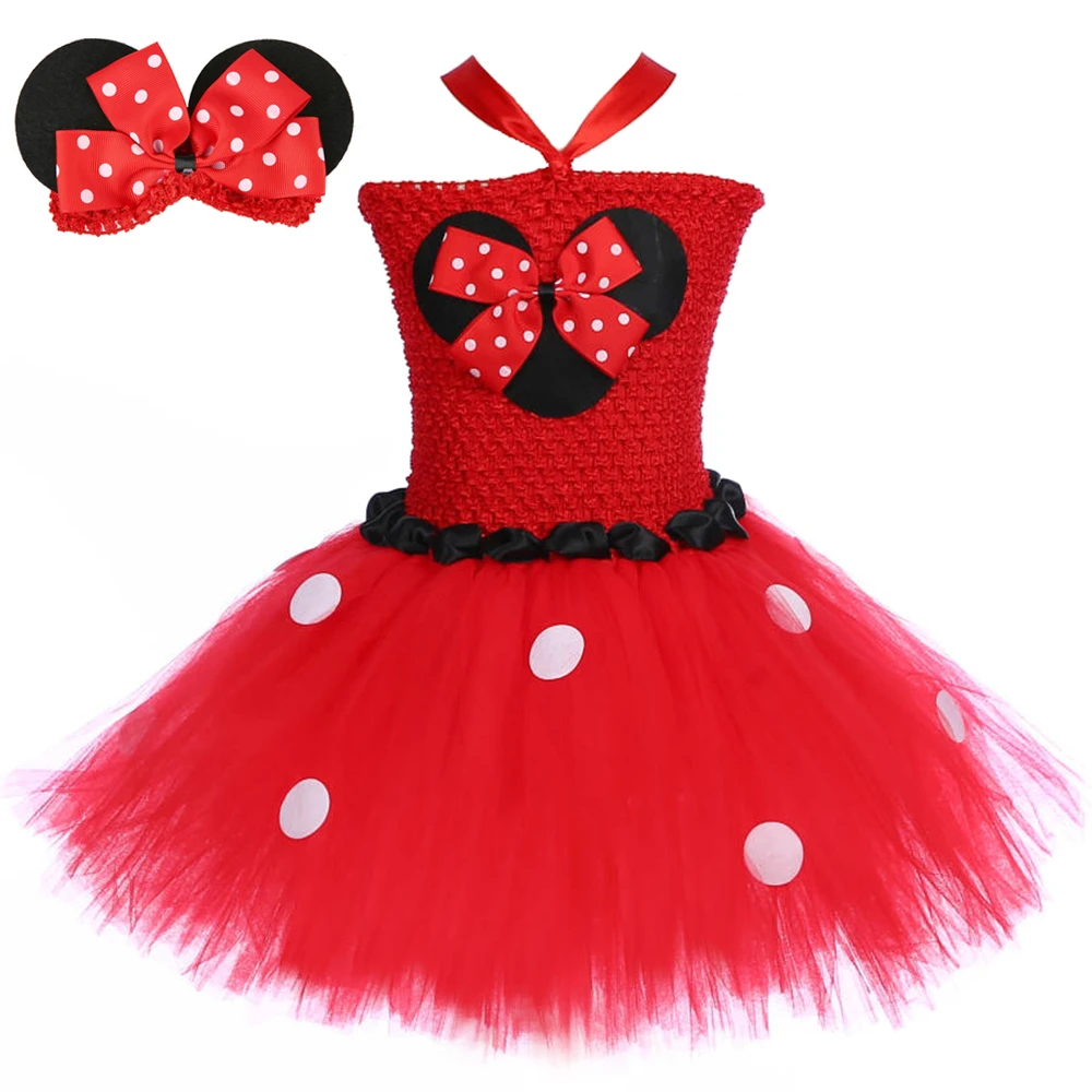 Robe Minnie Tutu Pour Filles Tenue De Fete D Anniversaire En Tulle A Pois Rouge Rose Pour Enfants Aliexpress Robe Minnie Tutu Pour Filles Tenue De Fete D Anniversaire En Tulle A Pois Rouge Rose Pour Enfants Aliexpress