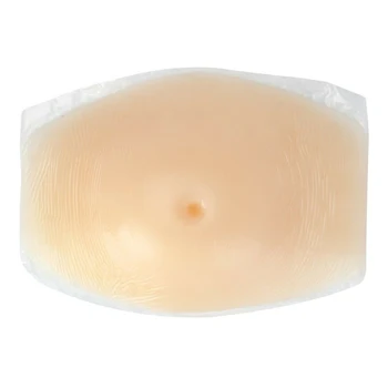 

Artificial Adhesive Accessories Costumes Pregnant Cosplay Props Actor Photograph Fake Belly Silicone Bump Realistic Bellyband