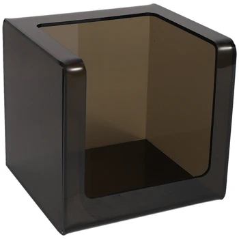 

Fashional Acrylic Tissue Box, Tissue Storage Holder, Square Tissue Dispenser brown