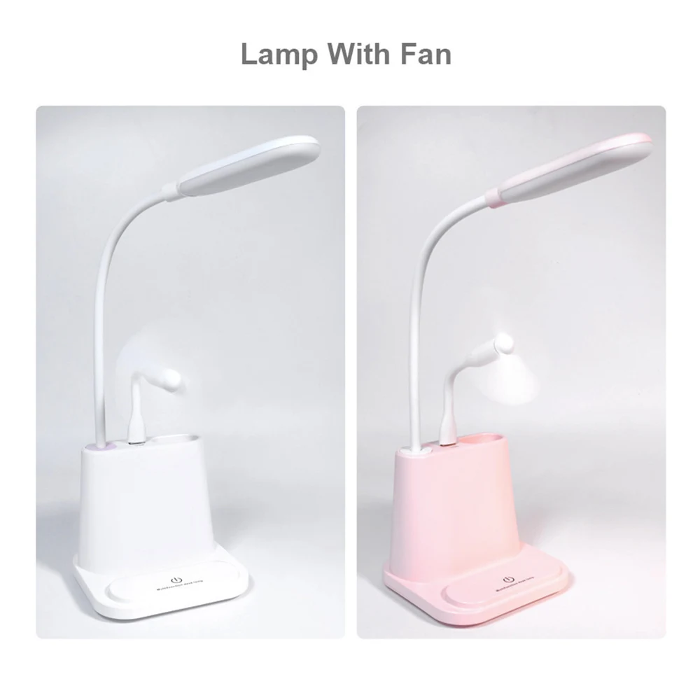 Kopen Usb Oplaadbare Led Bureaulamp Aanraken Dimmen Aanpassing Tafellamp Voor Kinderen Kids Lezen Studeren Oog Beschermen Bureaulamp