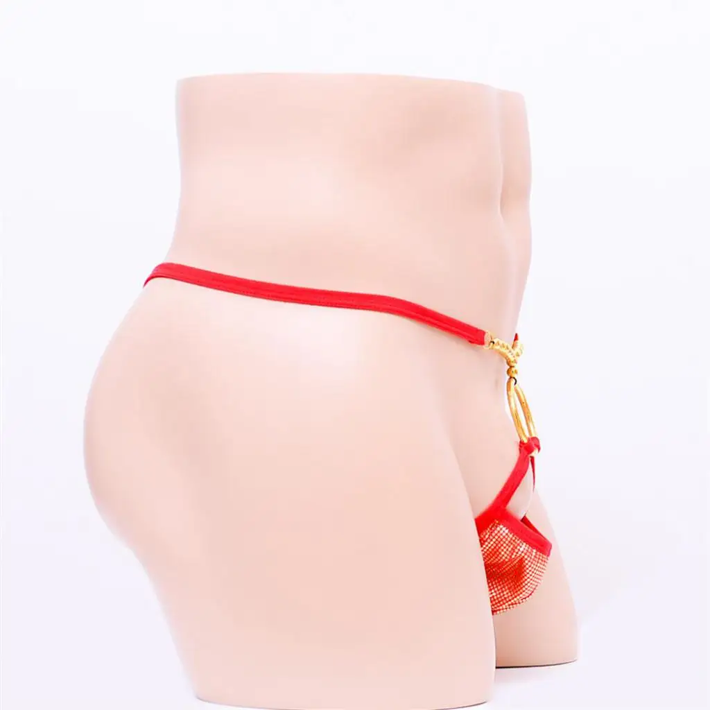 Mens Sexy Stretchy See-through Pouch G-string Thong Briefs Underwear Exotic Gay Briefs For Sex