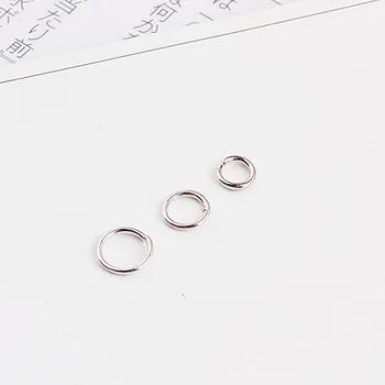 

60pcs 3/4/5/6/7mm Open Jump Rings Split Finding Open Circle Earrings Accessories Ring For Diy Jewelry Making Connector Findings