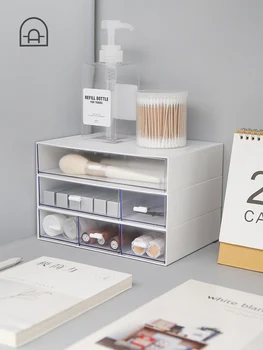 

Multi-Layers Organizer for Office Supplies Cosmetic Storage Boxes Plastic Makeup Organizers Desktop Stationery Tools Container