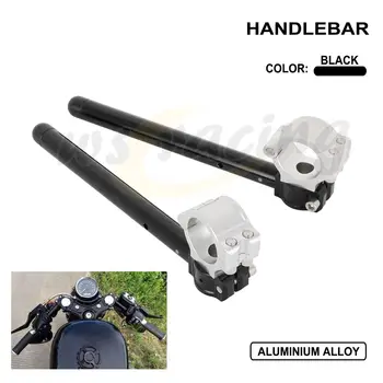 

33 35 37 41 50mm CNC Cafe Racer Adjustment Handlebar Clip On Ones Fork Clamp Universal Motorcycles Cafe Racer Handle Bar