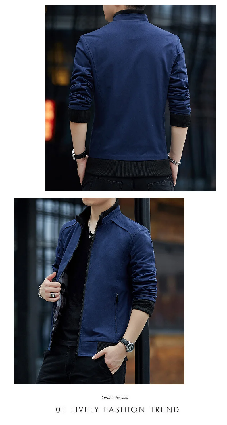 Autumn MEN'S Coat Handsome Denim Top Gown New Style Korean-style Trend Handsome Clothes Jacket Thin