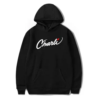 

2020 NEW merch Charli D'amelio Charli Script Hoodies Sweatshirts For Men And Women Internet celebrity Pullover Unisex Tracksuit
